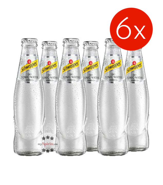 6 x Schweppes Dry Tonic Water