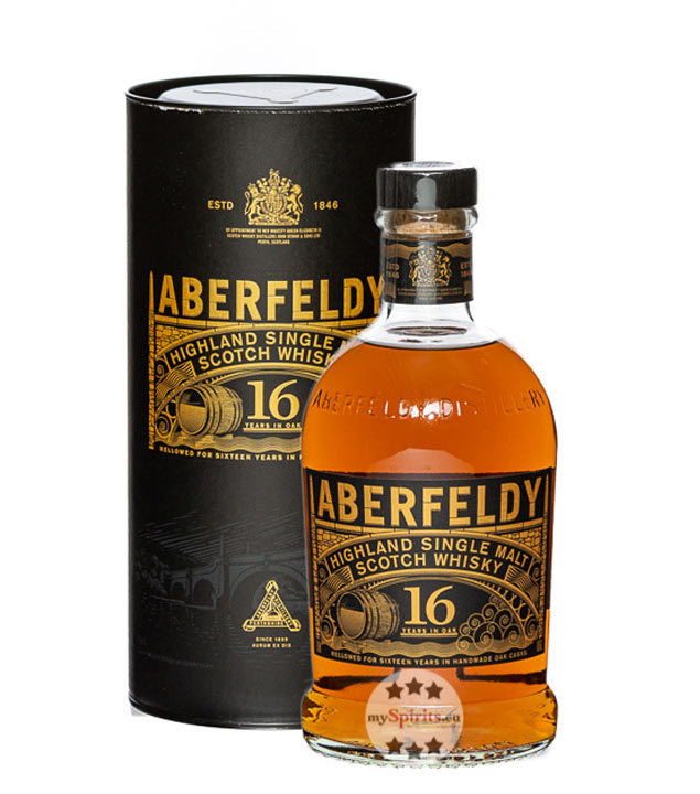 Aberfeldy 16 Jahre Highland Single Malt Scotch Whisky (40 % Vol., 0,7 Liter)