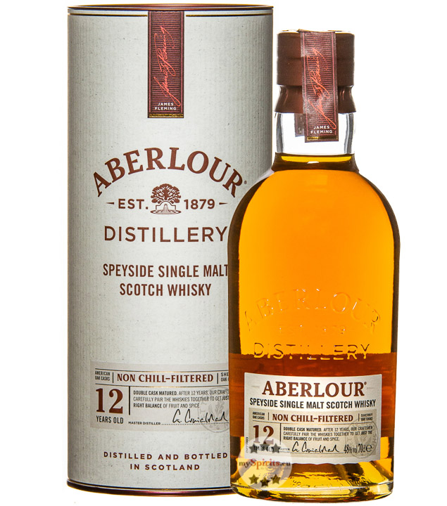 Aberlour 12 Jahre Non Chill Filtered Single Malt Whisky (48 % Vol., 0,7 Liter)
