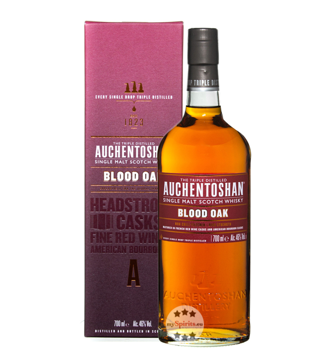 Auchentoshan Blood Oak Whisky (46 % Vol., 0,7 Liter)