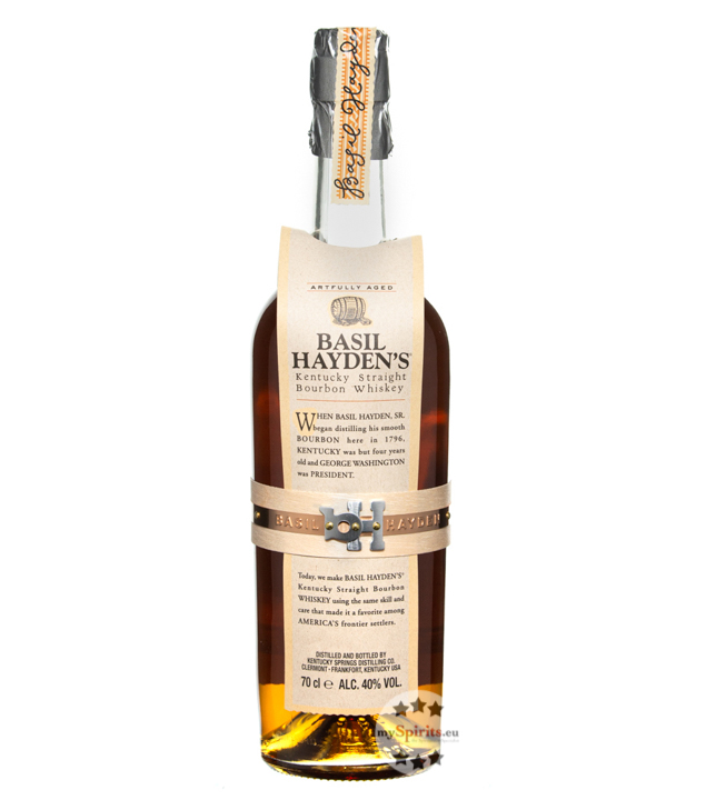 Basil Hayden’s Bourbon Whiskey (40 % Vol., 0,7 Liter)