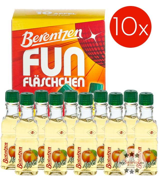 | Likör online Berentzen Fun mySpirits x10 kaufen Kombi Apfelkorn