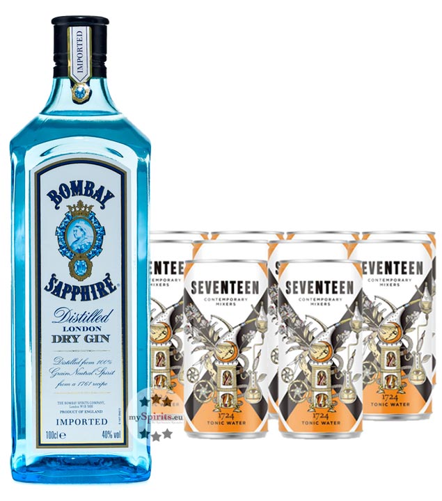 Sapphire 1724 Gin Bombay Tonic & Water
