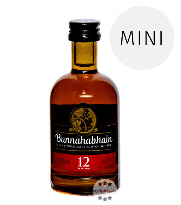 Bunnahabhain 12 Whisky Mini  (46,3 % Vol., 0,05 Liter)