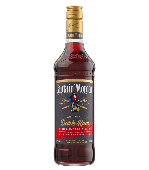 Captain Morgan Dark Rum (40 % Vol., 0,7 Liter)