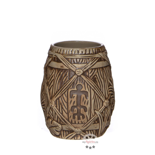 Plantation Rum Tiki Mug Tonbecher (Trinkglas) / ca. 350 ml / Ø ca. 9 cm / H: ca. 11,5 cm