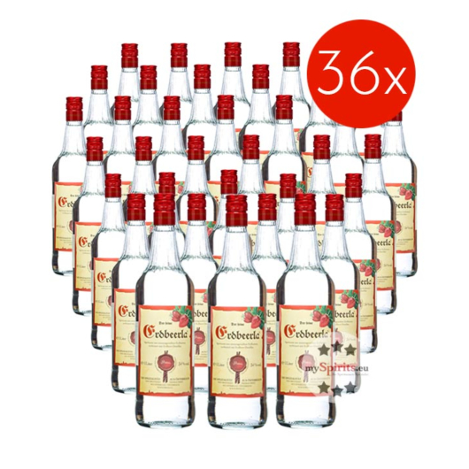 Prinz: Erdbeerla / 34% vol - 36 x 1,0 Liter-Flasche