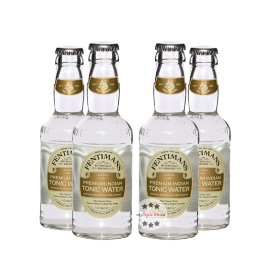 Fentimans Tonic Water - 4er Paket / 0 % Vol. / 4 x 0,2 Liter-Flasche inkl. 1,00€ Pfand