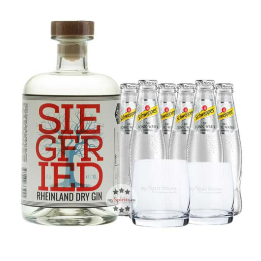 & Dry Tonic Set Gin Schweppes Rheinland Dry Siegfried