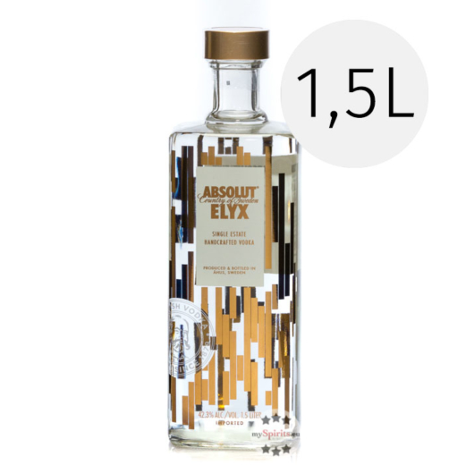 Absolut Vodka Elyx Magnum-Flasche / 42,3 % Vol. / 1,5 Liter-Flasche