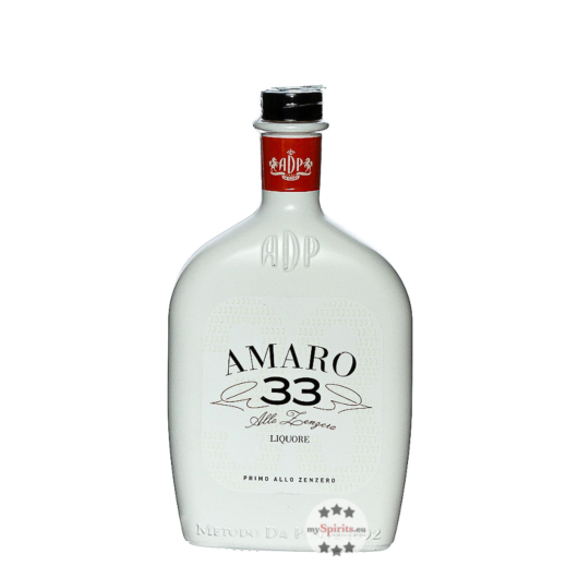 Andrea da Ponte Amaro 33 Allo Zenzero Liquore / 33 % Vol. / 0,5 Liter-Flasche