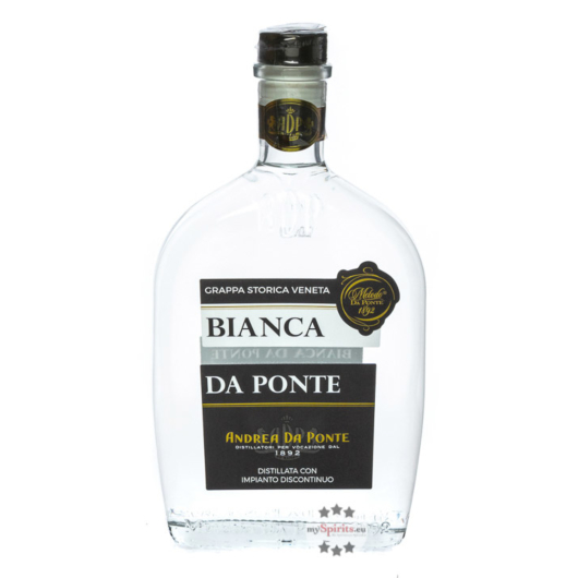 Andrea da Ponte Bianca Da Ponte Grappa / 40 % Vol. / 0,5 Liter-Flasche