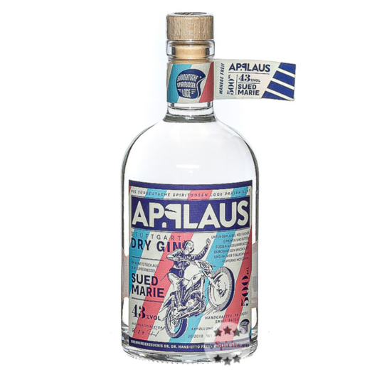 Applaus Stuttgart Dry Gin Suedmarie / 43 % Vol. / 0,5 Liter-Flasche