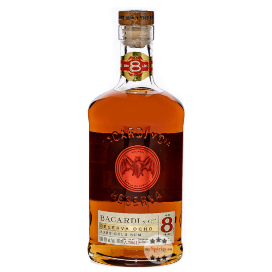 Bacardi Rum Ron 8 Años Gran Reserva / 40 % Vol. / 0,7 Liter-Flasche