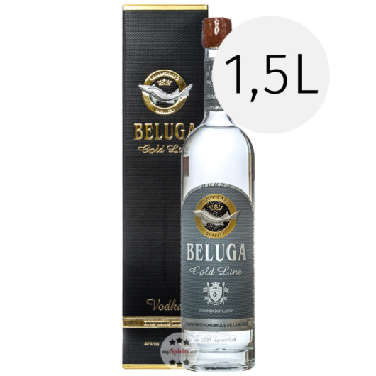 kaufen! Vodka Beluga Magnumflasche Gold Line
