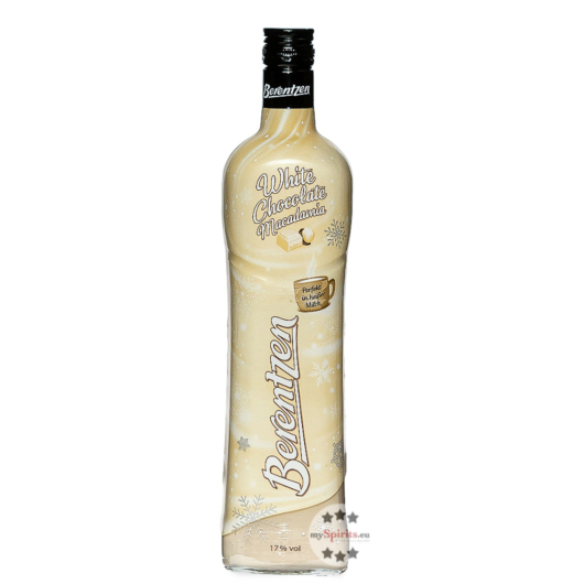 Berentzen: White Chocolate Macadamia Likör Winter Edition / 17 % Vol. / 0,7 Liter-Flasche