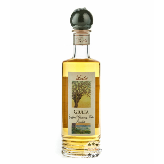 Distillerie Berta Giulia - Grappa di Chardonnay e Cortese Invecchiata / 40 % vol. / 0,2 L Flasche 