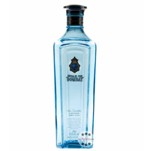 Bombay Sapphire Star of Bombay Slow Distilled London Dry Gin / 47,5 % vol. / 0,7 Liter-Flasche