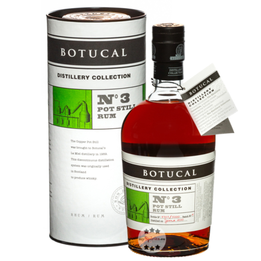 Botucal Distillery Collection No. 3 Pot Still Rum / 47 % Vol. / 0,7 Liter-Flasche in Geschenkdose