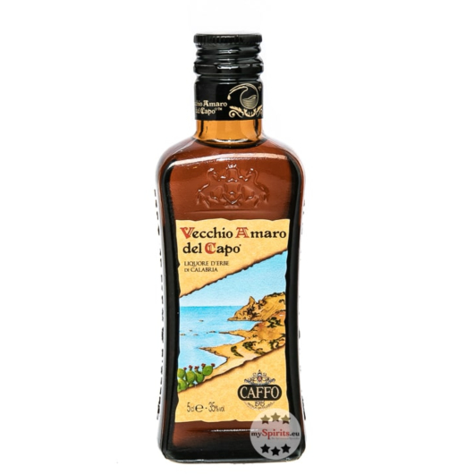 Caffo: Vecchio Amaro del Capo Likör / 35 % vol / 0,05 Liter-Flasche