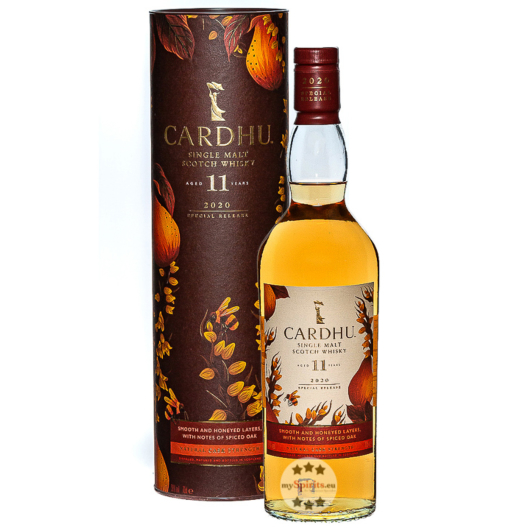 Cardhu 11 Jahre Single Malt Scotch Whisky Special Release 2020 Natural Cask Strength / 56 % Vol. / 0,7 Liter-Flasche in Geschenkdose