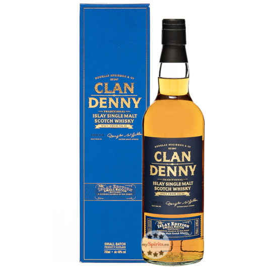 Clan Denny Islay Single Malt Scotch Whisky / 40 % Vol. / 0,7 Liter-Flasche in Geschenkschachtel