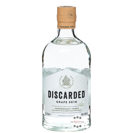 Discarded Grape Skin Chardonnay Vodka / 40 % vol / 0,7 Liter-Flasche