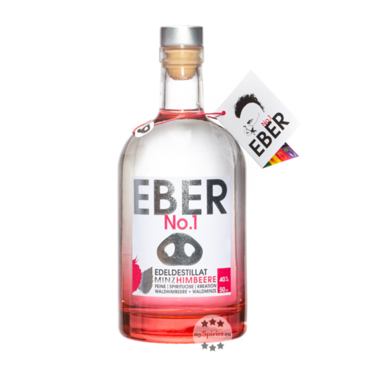 Eber No.1: MinzHimbeere Schnaps / 40 % Vol. / 0,5 Liter - Flasche