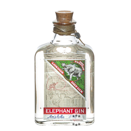 Elephant Gin London Dry Gin / 45 % vol. / 0,5 Liter-Flasche