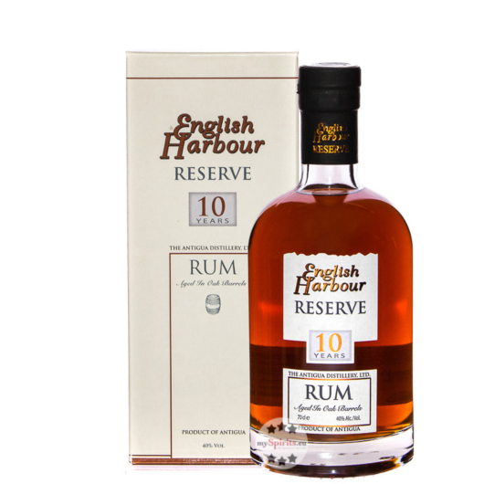 English Harbour Rum: Reserve 10 Years Rum / 40 % Vol. / 0,7 Liter-Flasche in Geschenkkarton