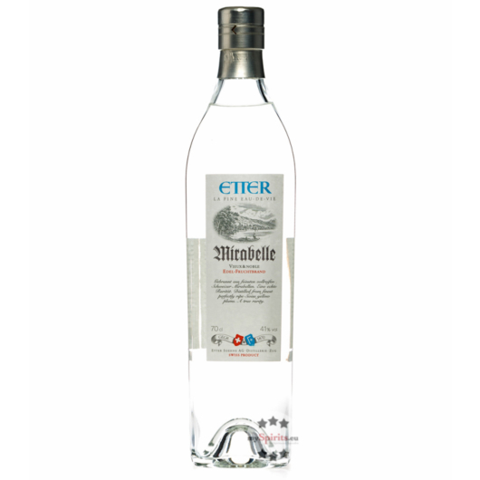 Etter Mirabelle Edel-Fruchtbrand aus der feinen Mirabelle von Etter / 41 % Vol. / 0,7 Liter-Flasche