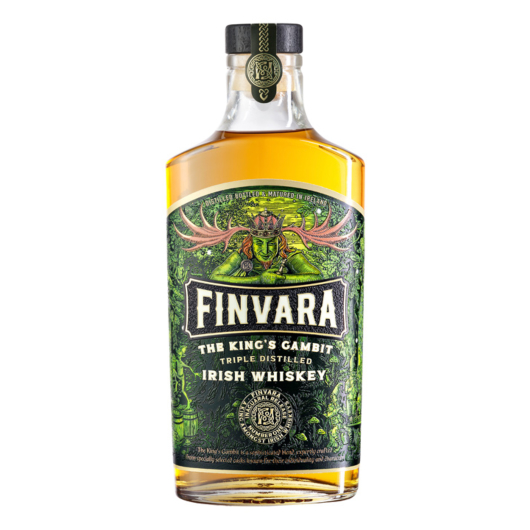 Finvara The King’s Gambit Triple Distilled Irish Whiskey / 43 % vol / 0,7 Liter-Flasche