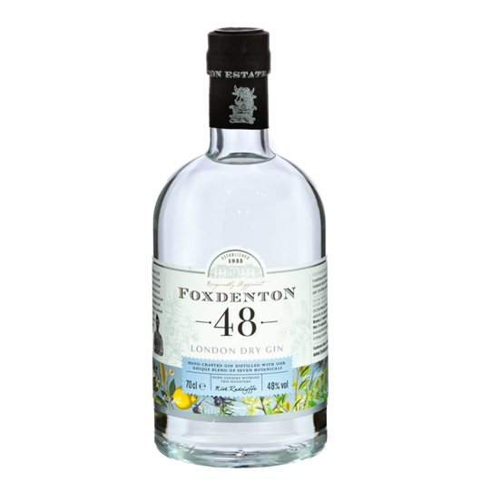 Foxdenton 48 London Dry Gin / 48 % vol. / 0,7 Liter-Flasche