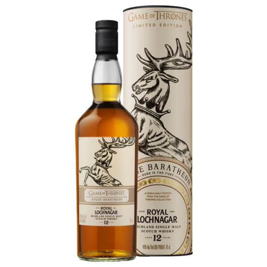 Game of Thrones Whisky House Baratheon Royal Lochnagar 12 Jahre / 40 % Vol. / 0,7 Liter-Flasche in Geschenkdose