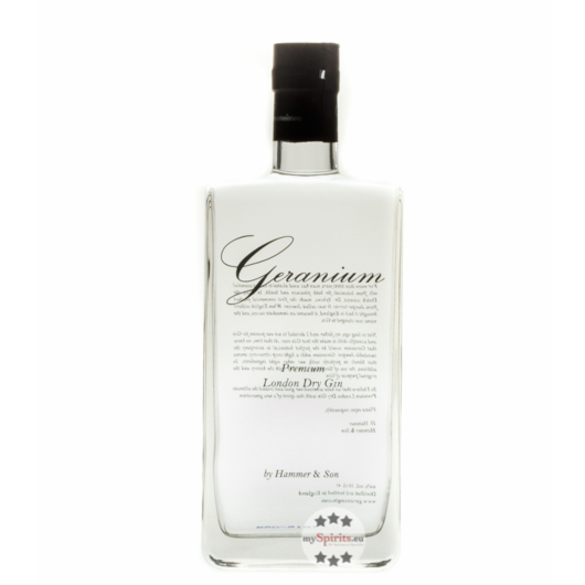 Hammer & Son Geranium Premium London Dry Gin / 44 % vol. / 0,7 Liter-Flasche