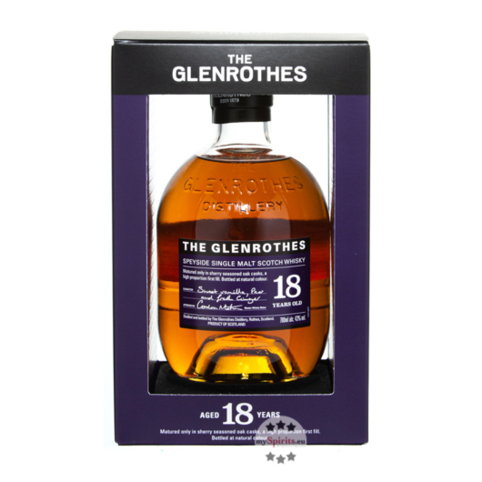 The Glenrothes 18 Jahre Soleo Collection Speyside Single Malt Scotch Whisky / 43 % Vol. / 0,7 Liter-Flasche in Geschenkbox