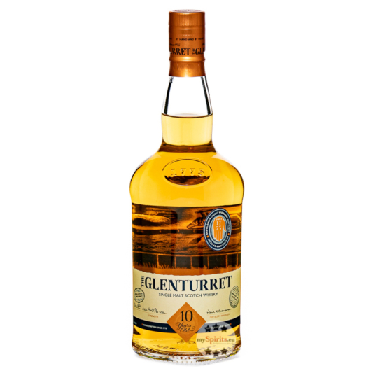 The Glenturret 10 Years Highland Single Malt Scotch Whisky / 40 % vol / 0,7 Liter-Flasche