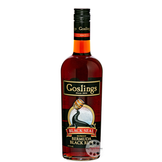 Goslings Black Seal Bermuda Black Rum 80 Proof / 40 % vol / 0,7 Liter-Flasche