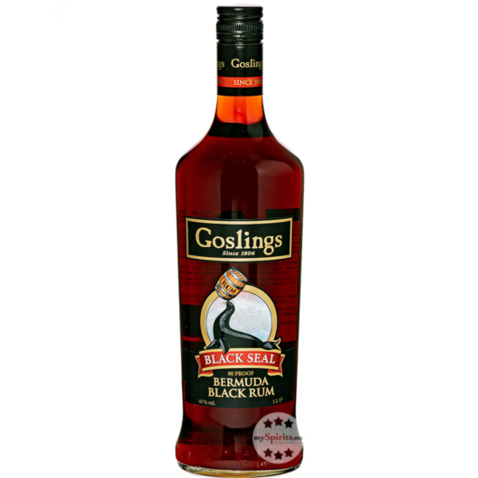 Goslings Black Seal Bermuda Black Rum 80 Proof / 40 % vol / 1,0 Liter-Flasche