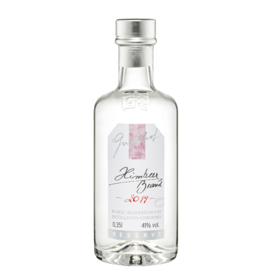 Guglhof: Himbeer Brand - Jahrgangsbrand / 41 % vol / 0,35 Liter - Flasche