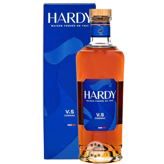 Hardy Cognac V.S. / 40 % vol / 0,7 Liter-Flasche in Geschenkbox