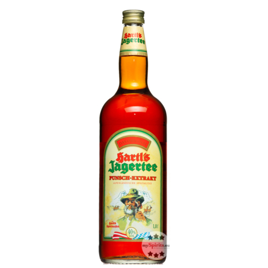 Hartl's Jagertee Punsch-Extrakt / 40 % Vol. / 1,0 Liter-Flasche