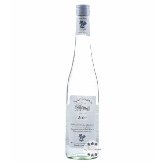 Hauser Tradition Enzian Schnaps / 37,5 % Vol. / 0,7 Liter