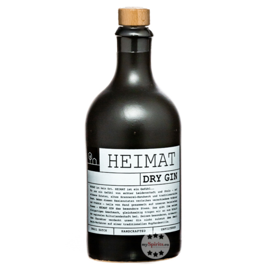 Heimat Dry Gin Small Batch / 43 % Vol. / 0,5 Liter-Flasche