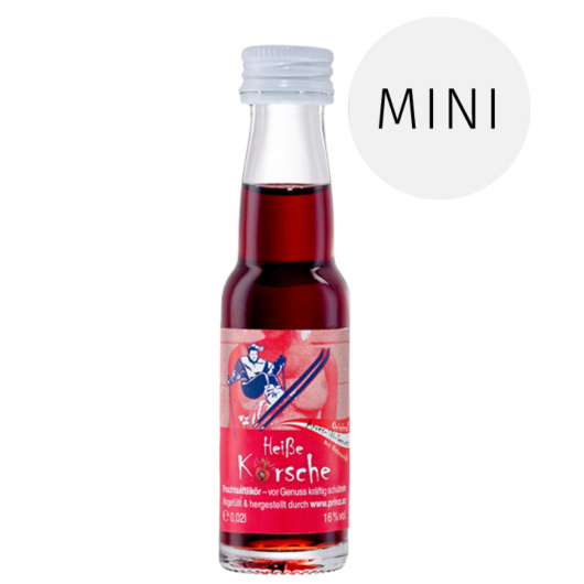 Prinz Heiße Kirsche Miniatur / 16 % Vol. / 0,02 Liter-Flasche