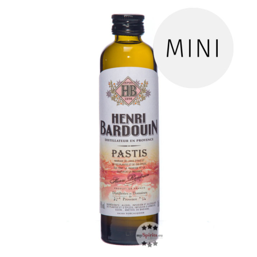 Henri Bardouin: Pastis Mini / 45 % Vol. / 0,1 Liter-Flasche