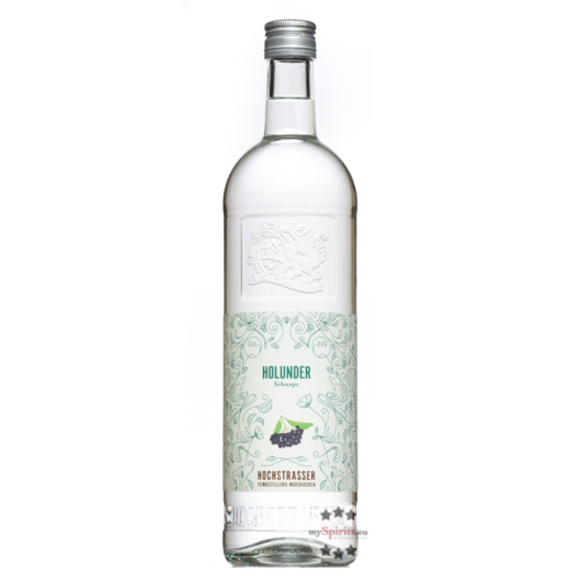 Hochstrasser: Holunderschnaps / 38% Vol. / 1,0 Liter - Flasche