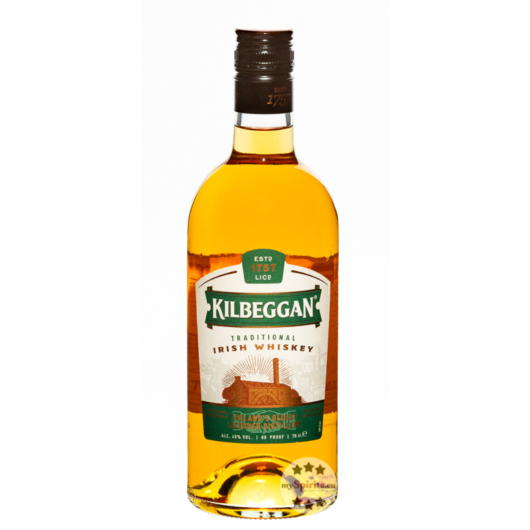 Kilbeggan Traditional Irish Whiskey / 40 % Vol. / 0,7 Liter-Flasche