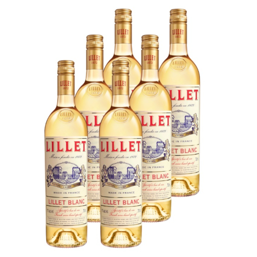 Lillet Blanc Weinaperitif 6er-Pack / 17 % Vol. / 6 x 0,75 Liter-Flasche