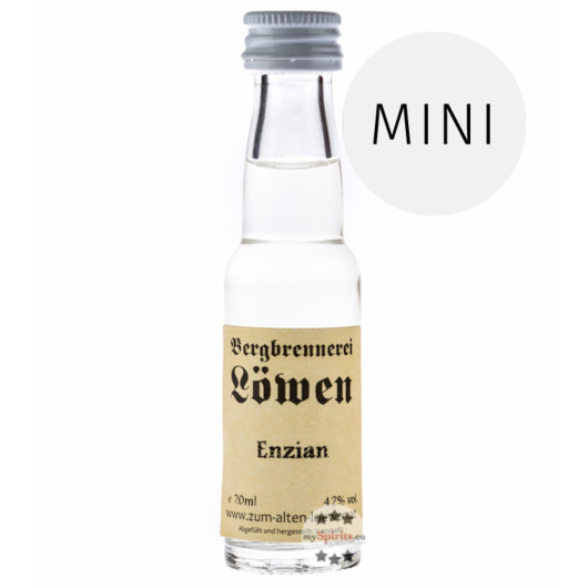 Löwen: Enzian Geist / 42 % Vol. / 0,02 Liter - Flasche